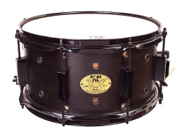 Pork Pie Little Squealer Snare: 7"x13" Vented with Black Hardware