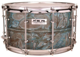 Pork Pie USA Custom Snare: 8x14 Patina Brass Specialty Snare