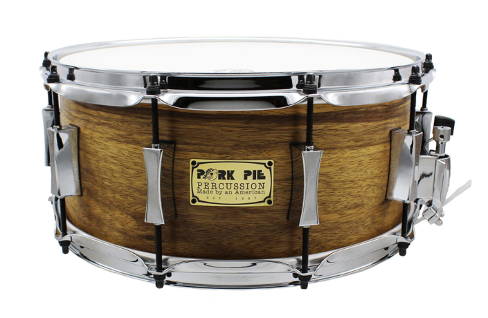 Pork Pie USA Custom Snare: 7x13 Oak with African Marble