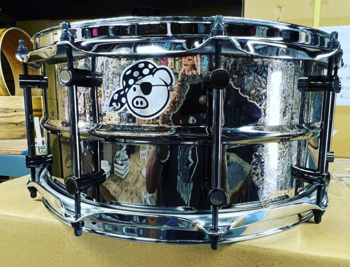 Aged Brass Snare Drum