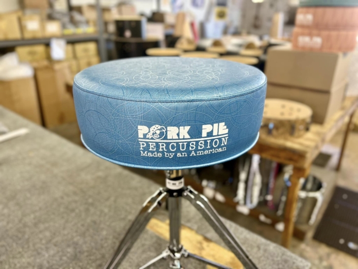 Custom Throne: 50's Blue Pattern