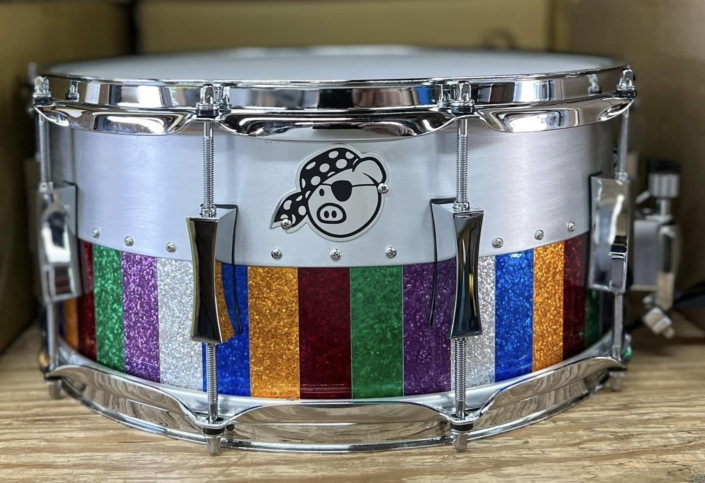 Salesman Sample Aluminum Hybrid Snare Drum